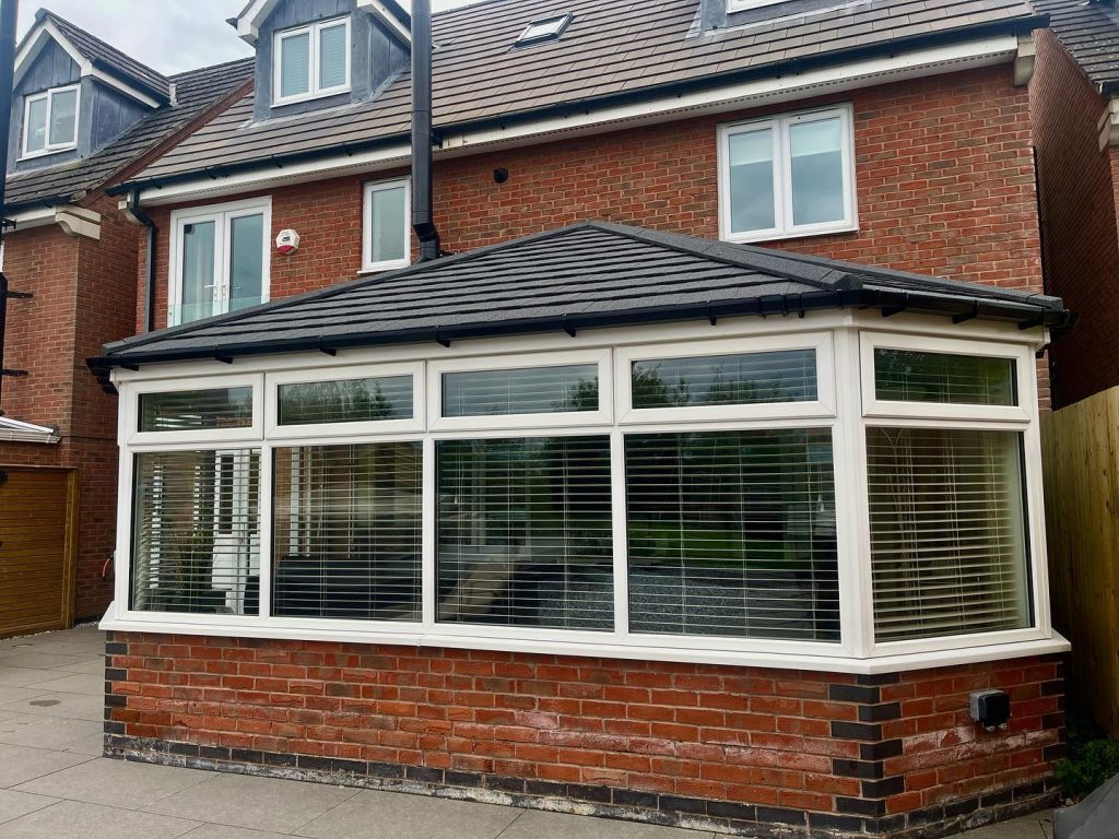 Quality conservatory roof replacement on a Warrington residential property